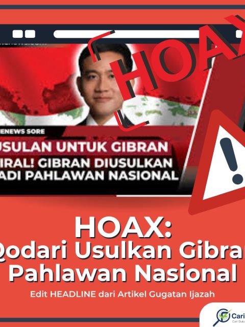 HOAX ALERT! JANGAN TERTIPU SCREENSHOT BERITA!