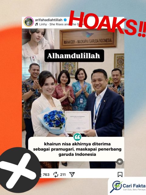 WASPADA KLAIM HOAKS DENGAN FOTO PALSU!