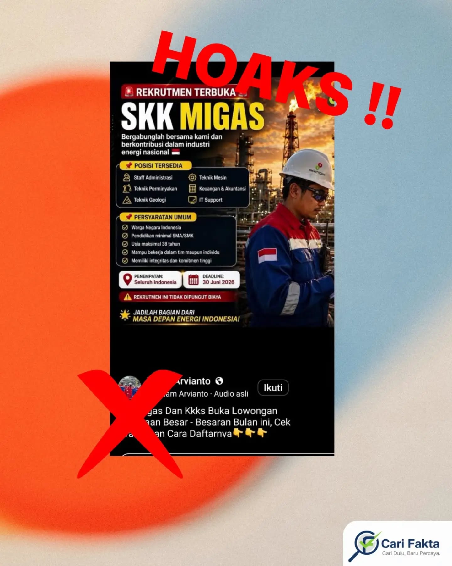 oaks: REKRUTMEN BESAR SKK MIGAS TIDAK BENAR