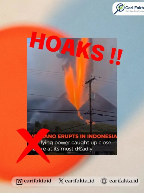 HOAKS: Foto Letusan Dahsyat Gunung Krakatau yang Beredar di Media Sosial Terindikasi Dibuat dengan AI