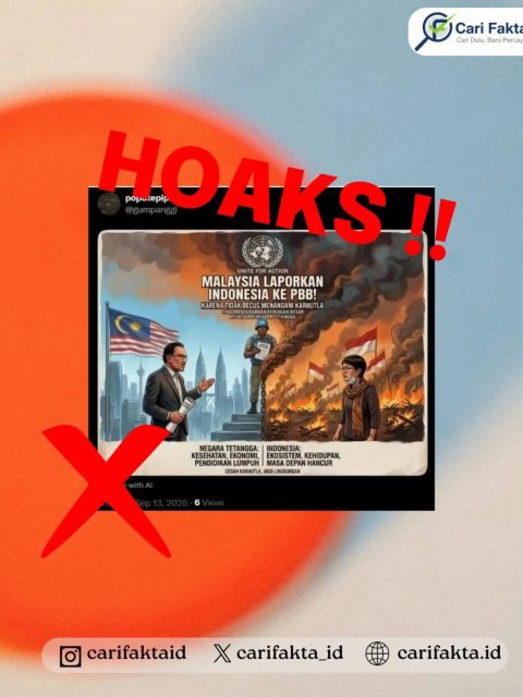 HOAKS: Malaysia Laporkan Indonesia ke PBB Soal Karhutla